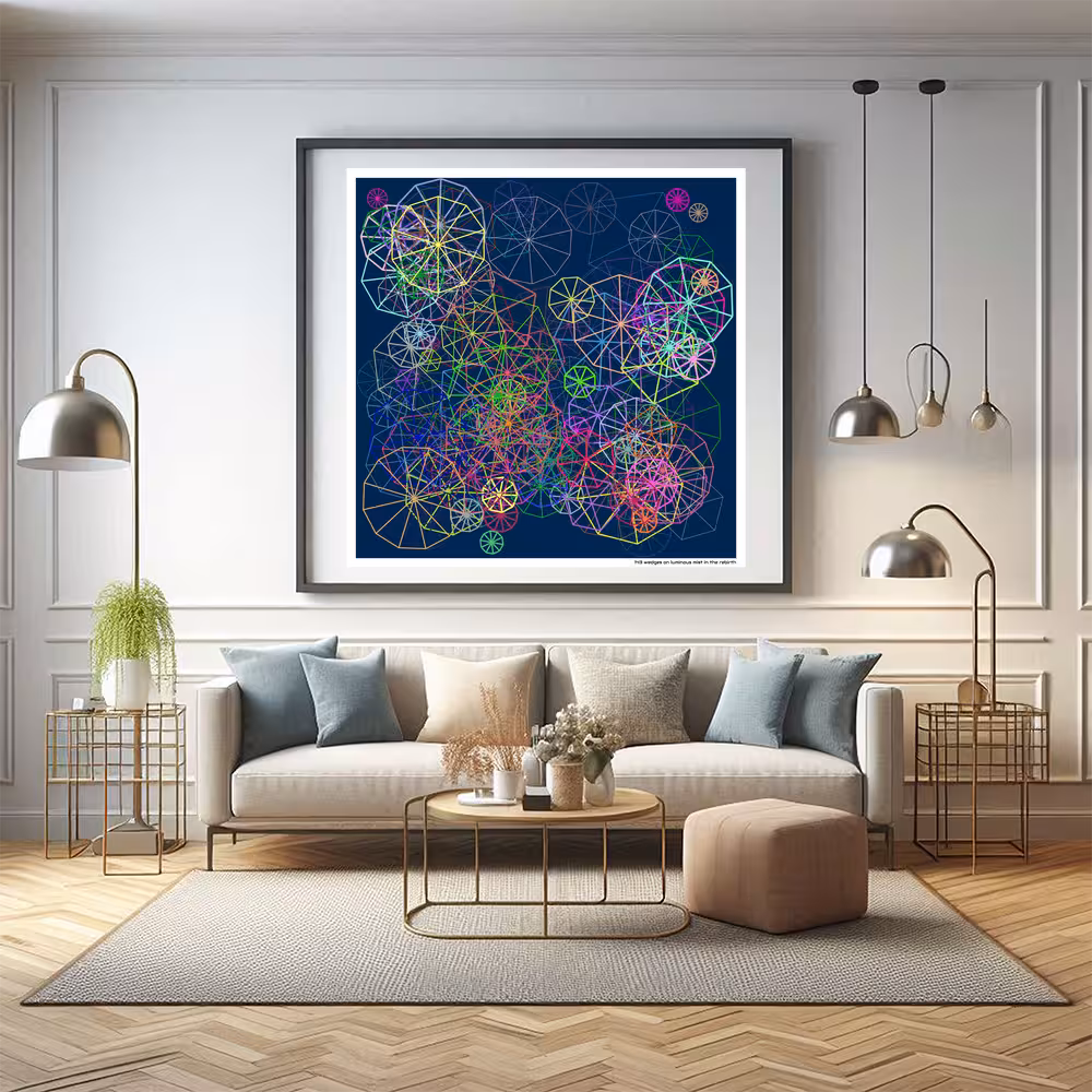 143 wedges on luminous mist in the rebirth in room setting