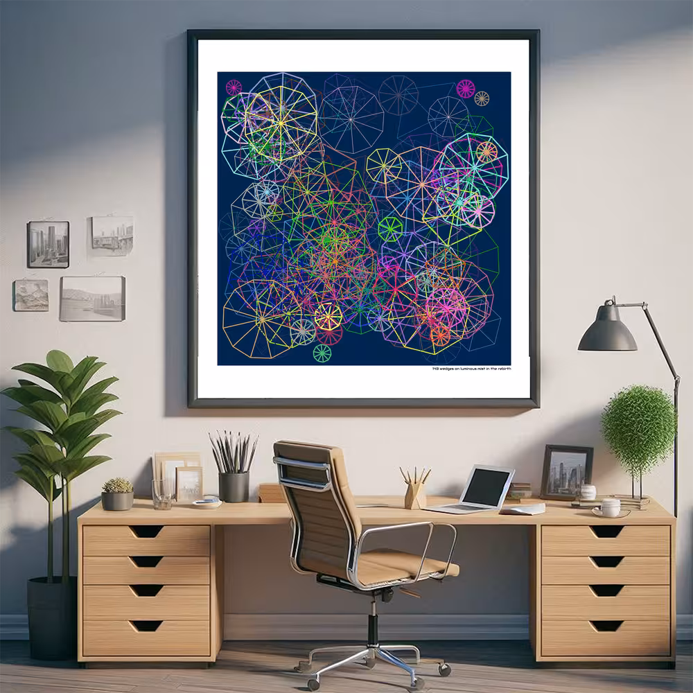 143 wedges on luminous mist in the rebirth in room setting