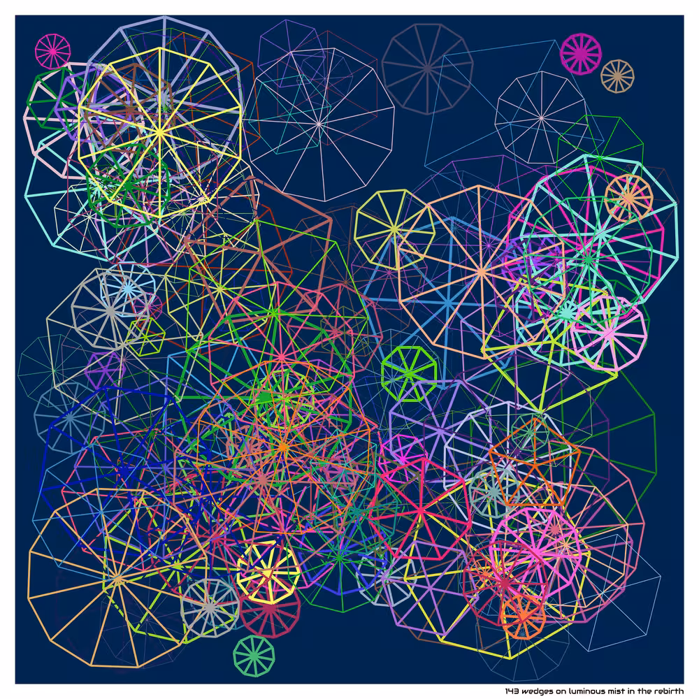 143 wedges on luminous mist in the rebirth