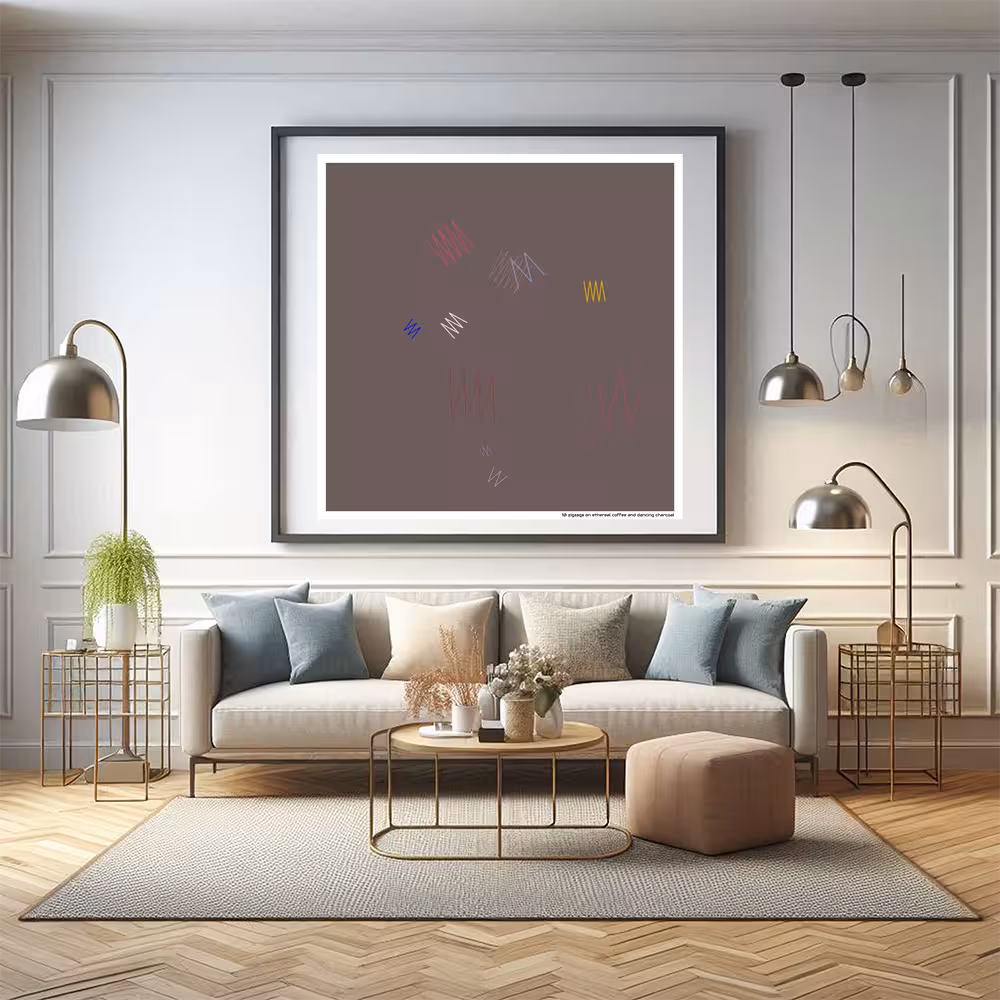10 zigzags on ethereal coffee and dancing charcoal in room setting