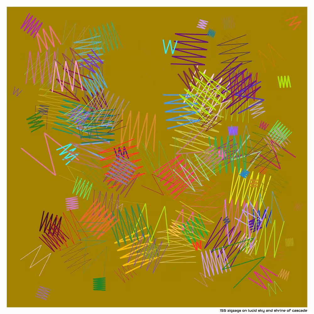 155 zigzags on lucid sky and shrine of cascade