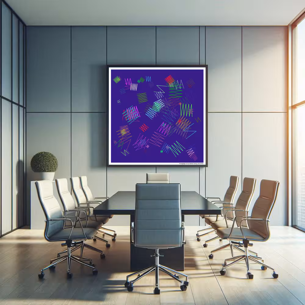 79 zigzags on burnished honey conviction in room setting