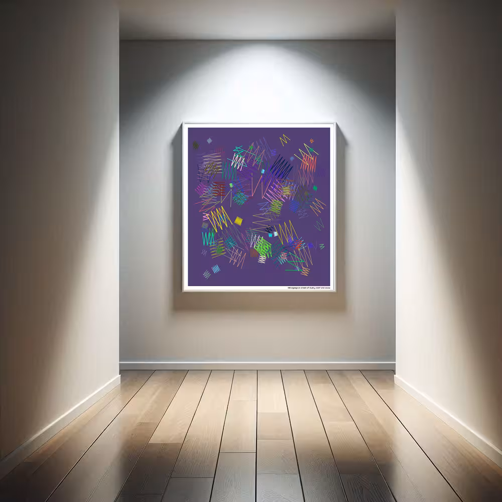 138 zigzags on dream of dusky violet and cocoa in room setting